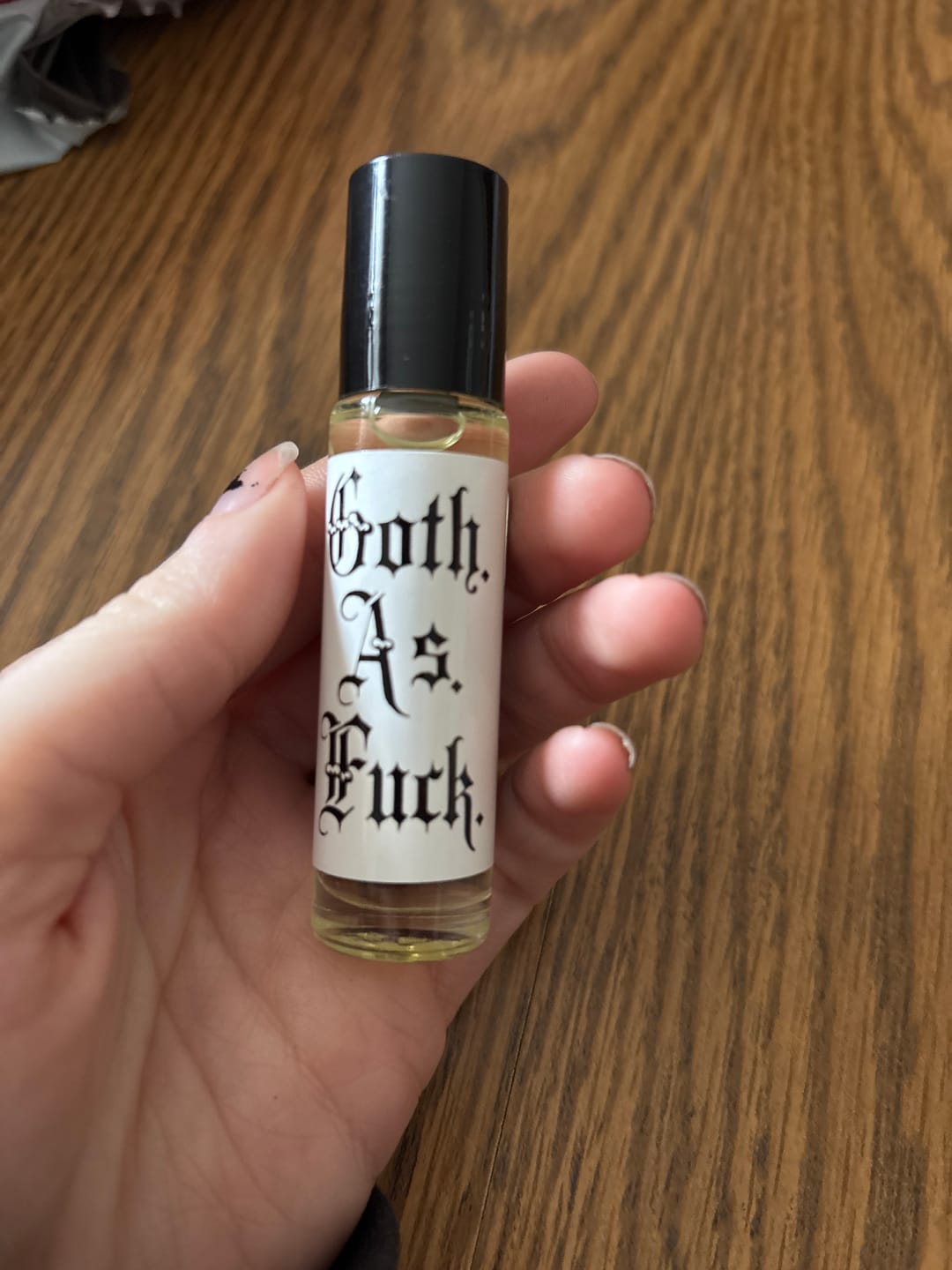 Customer photo review of Goth as Fuck