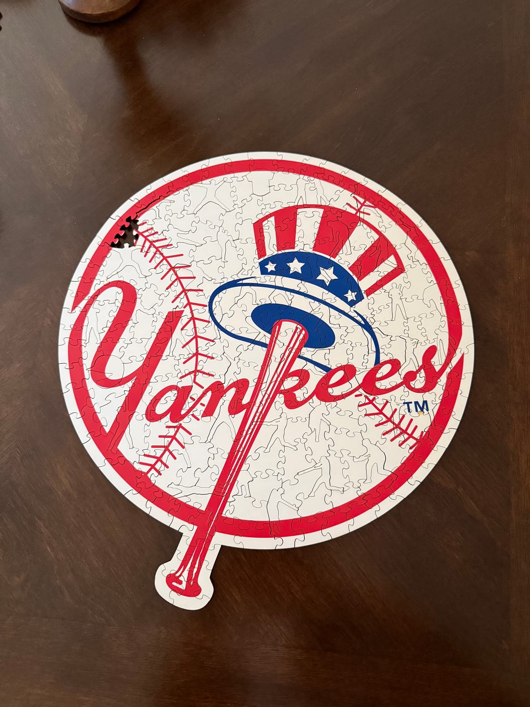 Customer photo review of New York Yankees™ - Wooden Puzzle