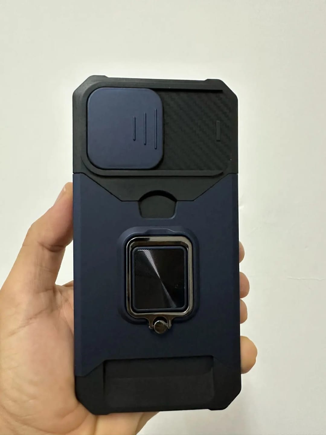 Customer photo review of LuxuryKase LK177 Camera Slide Protection Card Holder Heavy Protective Ring Magnetic Kickstand Armor Case Cover For iPhone 13 14 15 Plus Pro Max