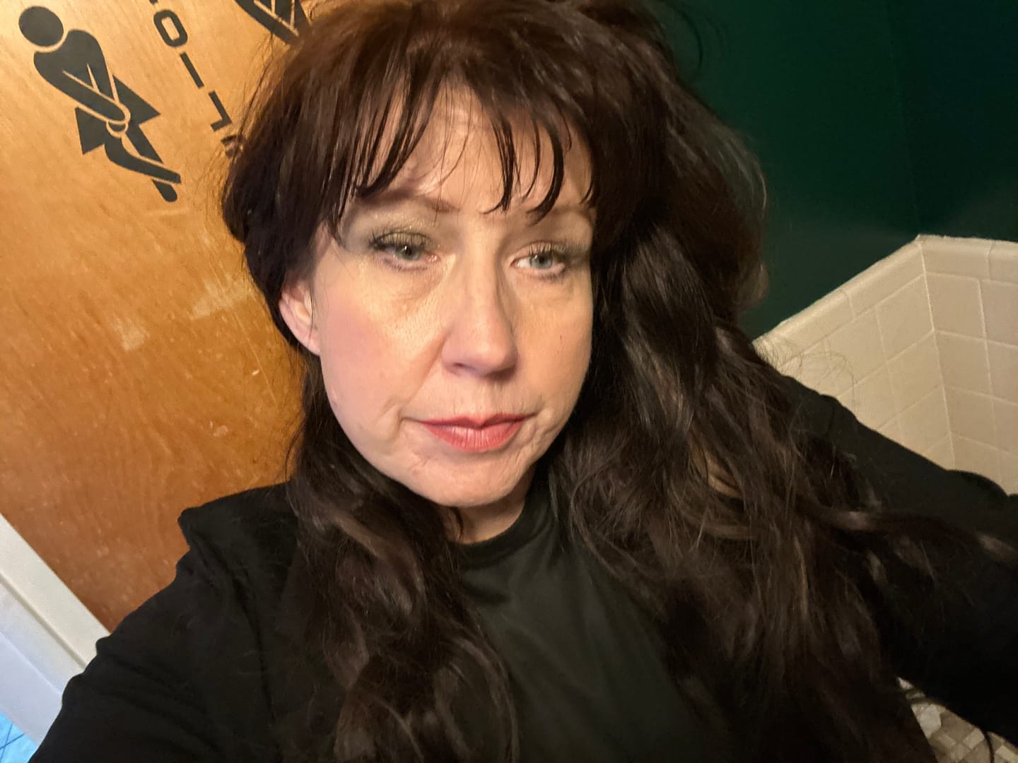 Customer photo review of Dark Brown #2 Natural Wave DIY Hair Extensions Home Kit