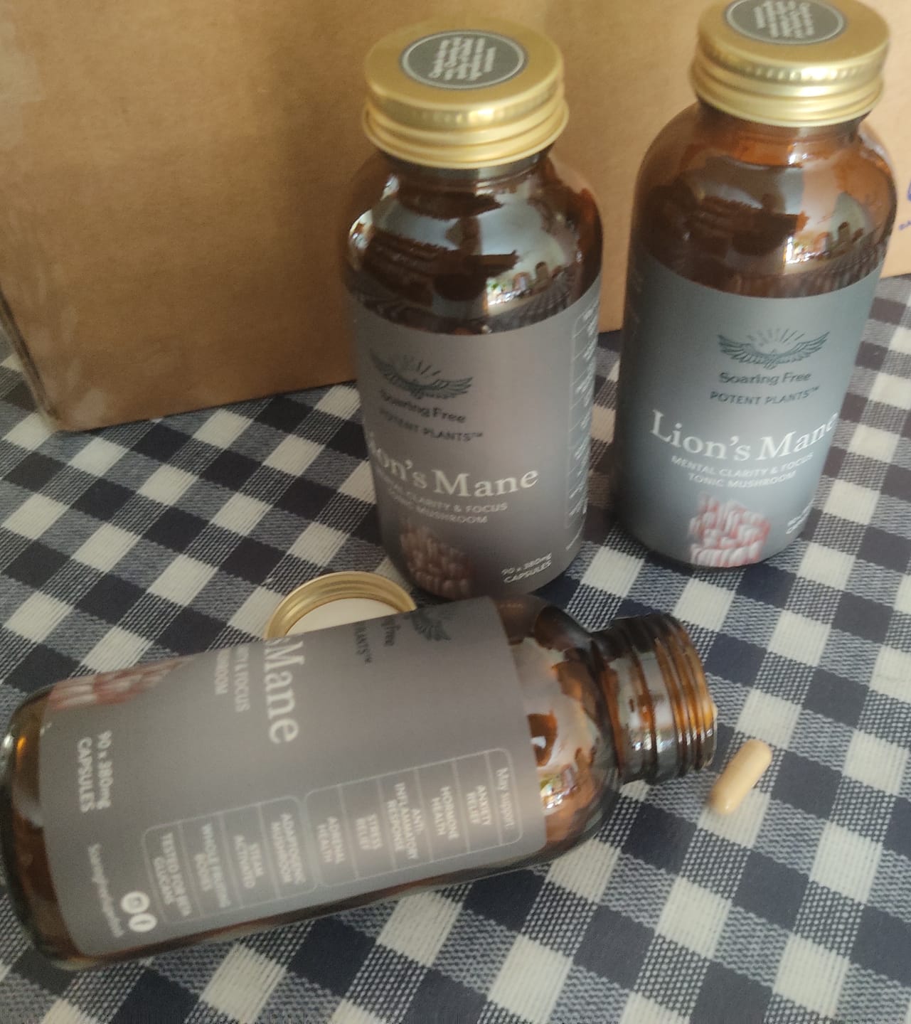 Customer photo review of Organic Lion's Mane (Powder & Capsules)