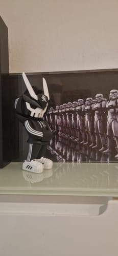 Customer photo review of Adidas Black Classic 6-inch TEQ63 by Quiccs x Martian Toys