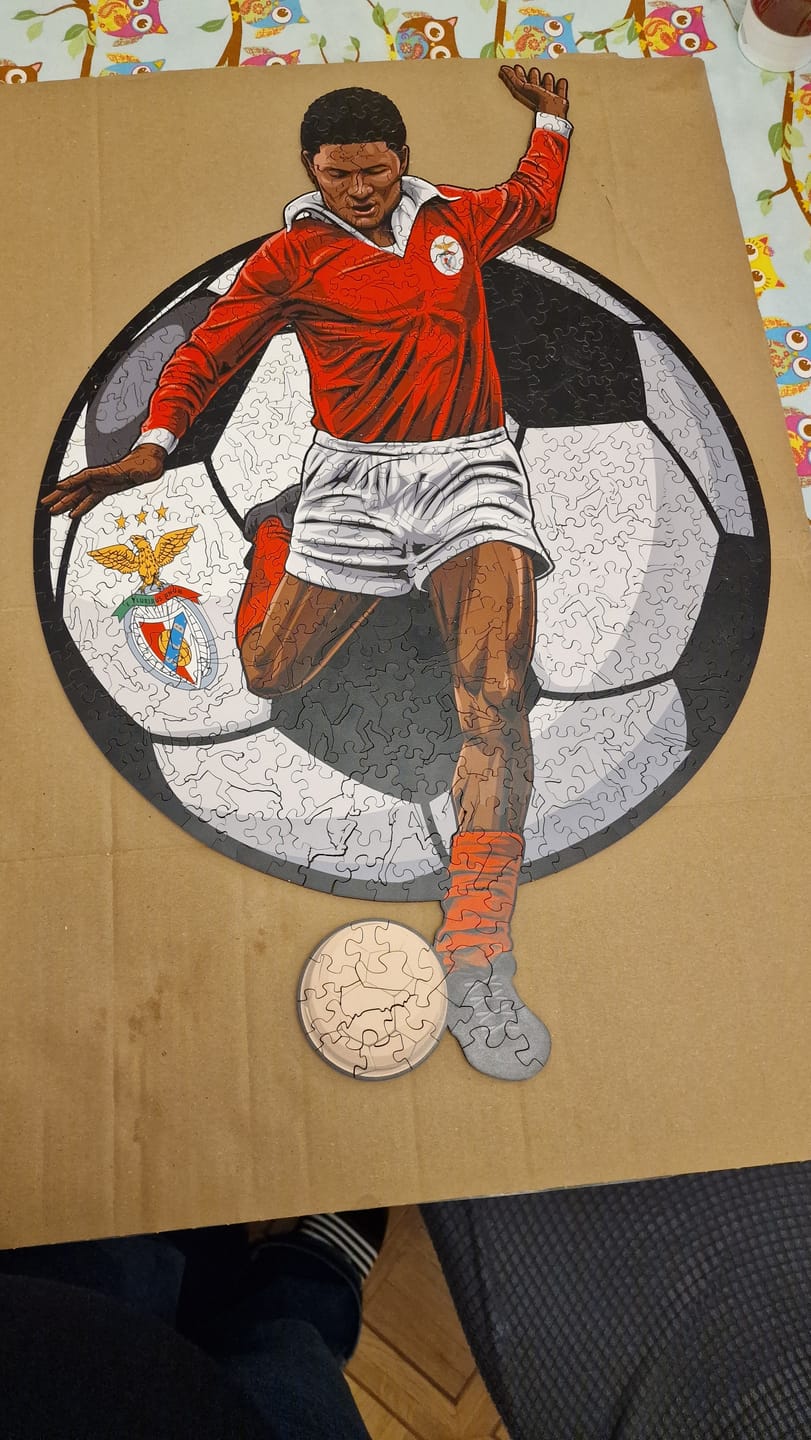 Customer photo review of Eusébio - Wooden Puzzle