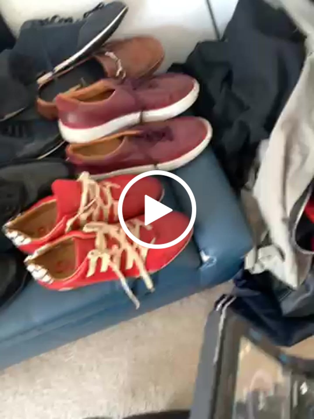 Customer video review of Men's Racing Sneaker in Corsa Rosso (Red and Sand)