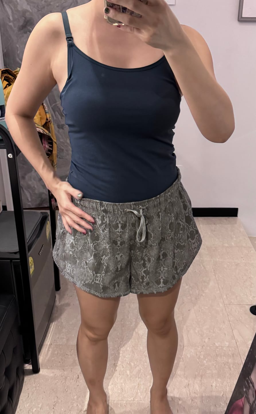 Customer photo review of Ellie Cruz Nursing Camisole