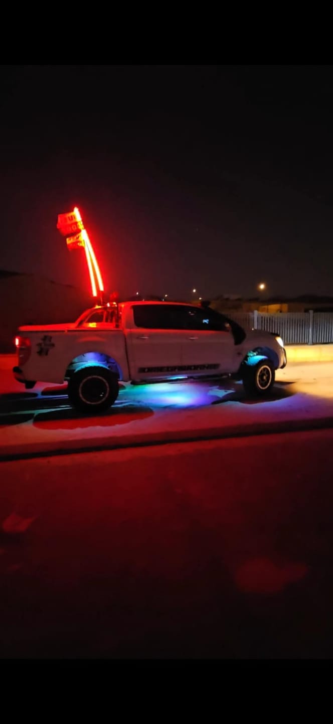 Customer photo review of 5ft LED Whip Lights