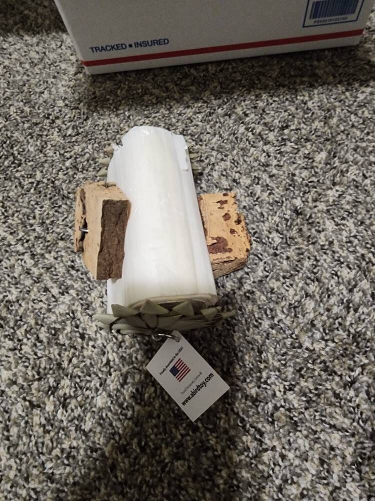 Customer photo review of Sola Roller by Cheep Thrills Bird Toys