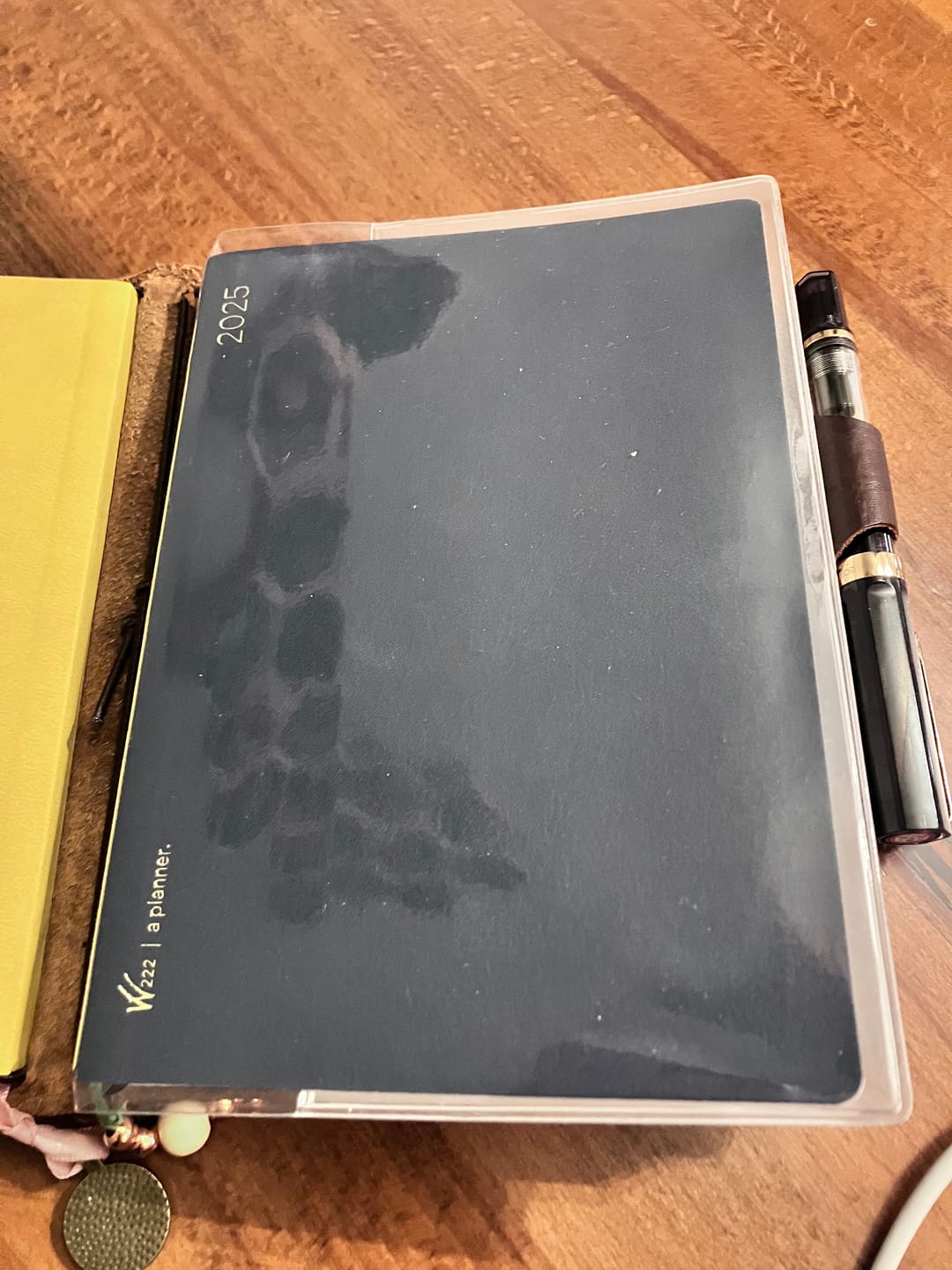 Customer photo review of Vinyl Clear Cover | Weekly Planner | All-in-One | 576