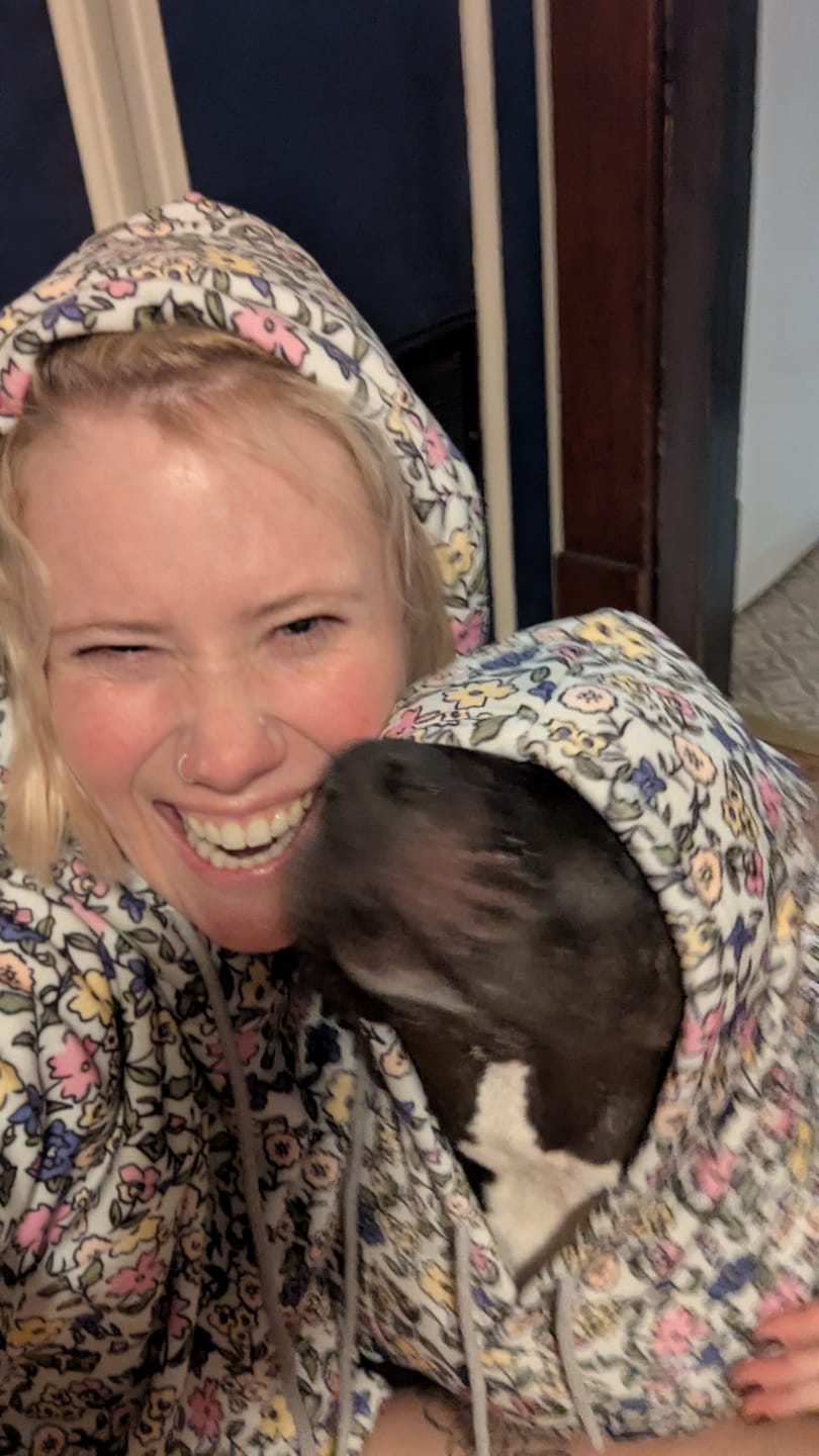 Customer photo review of Human Hoodie Prints