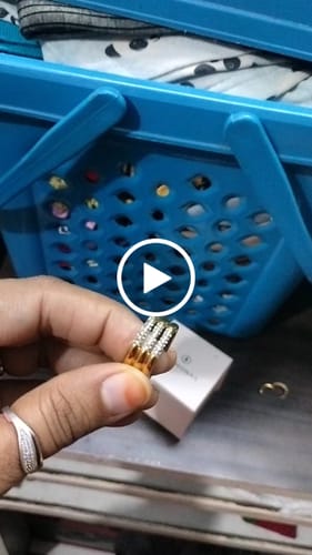 Customer video review of Solitaire Layered Harmony Ring