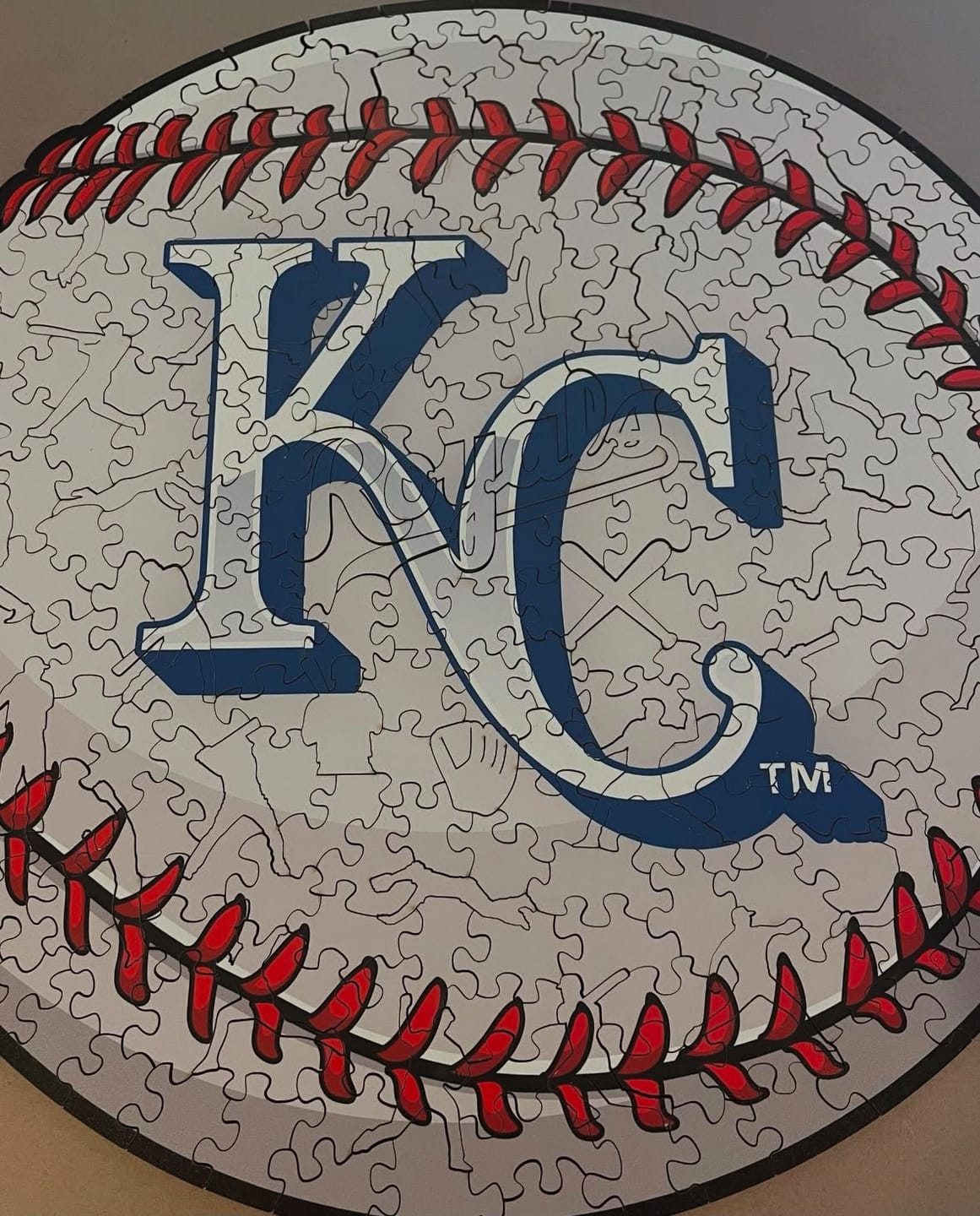 Customer photo review of Kansas City Royals™ - Wooden Puzzle