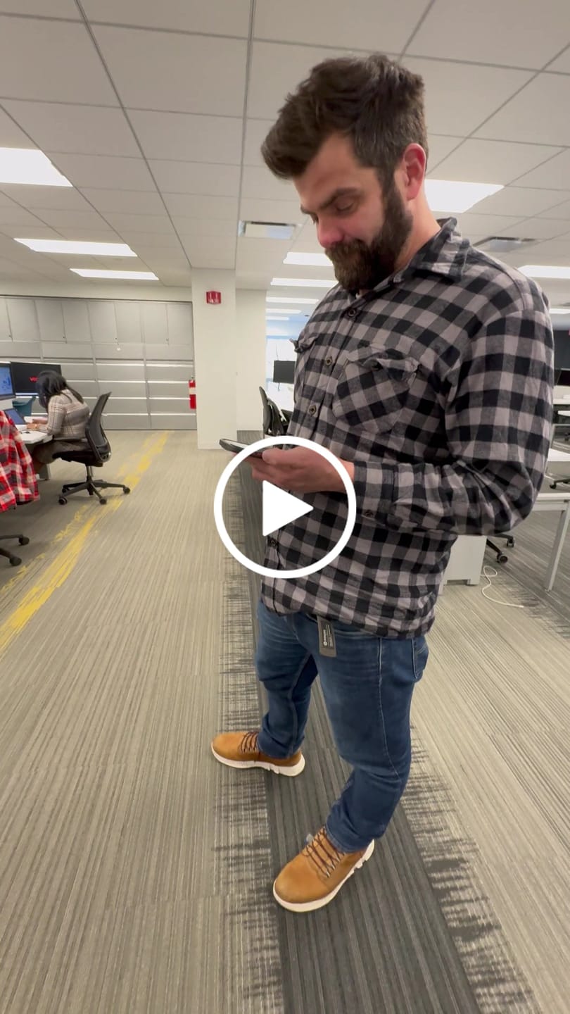 Customer video review of Personalized Be A Man Reel