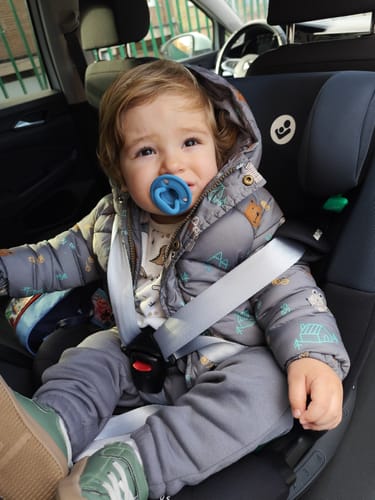 Customer photo review of Kit 2 Chupetes CLÁSICOS Blue + Celeste Nenina & Co