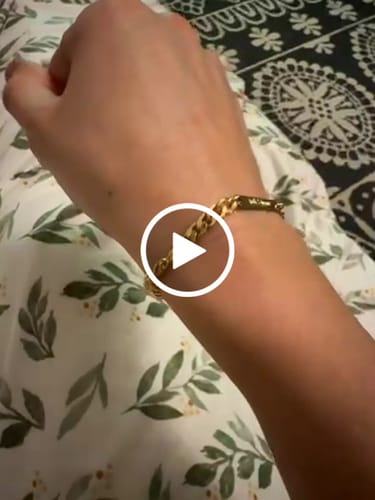 Customer video review of custom millie bracelet