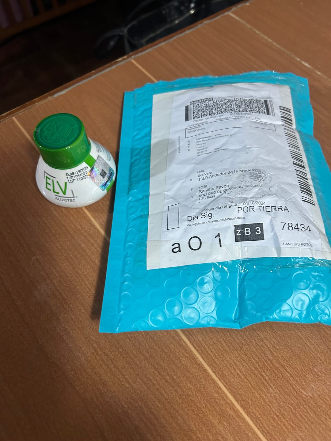 Customer photo review of Raíz de Tejocote - Alipotec