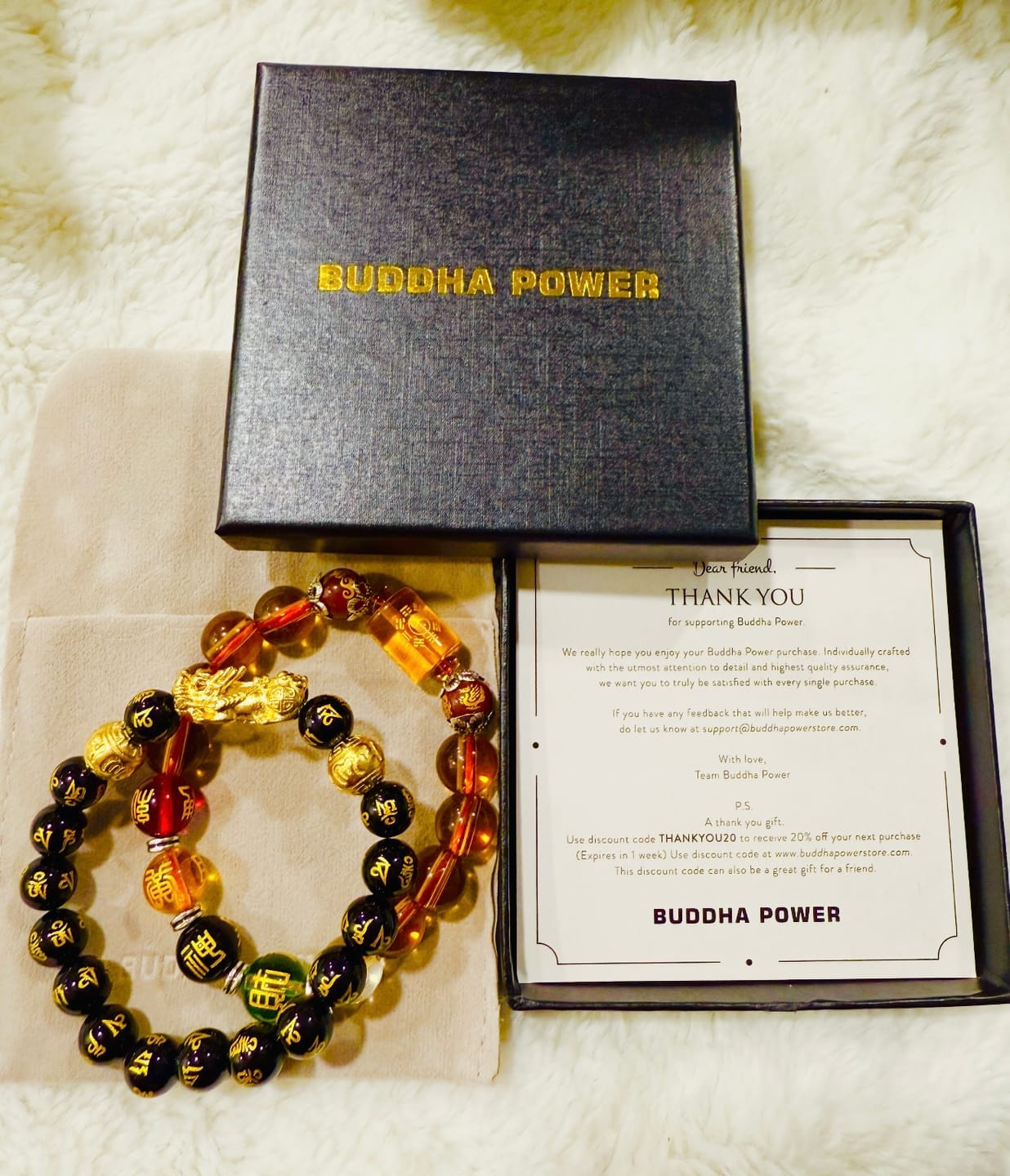 Customer photo review of Feng Shui Pixiu Mantra Ring