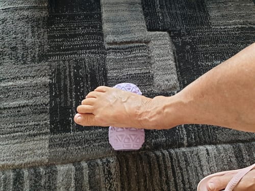 Customer photo review of Portable Vibrating Massage Roller - Vibit ROLL