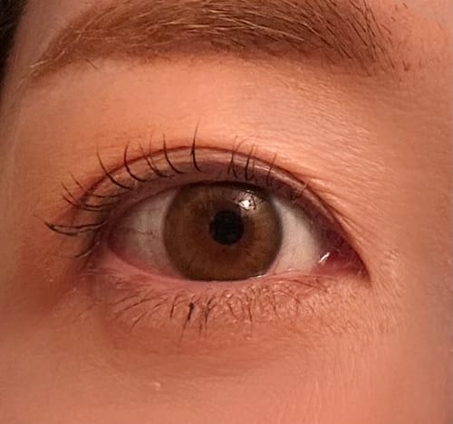Customer photo review of Bittersweet Kristin 1Day - アンバーブラウン (20p)