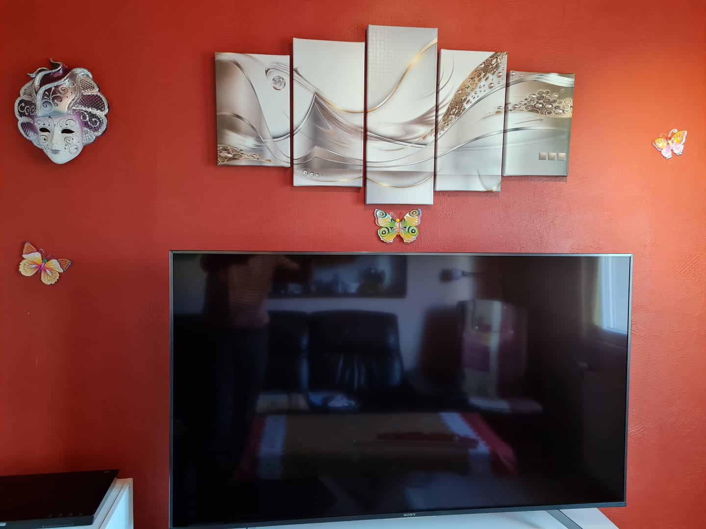 Customer photo review of Tableau Abstrait Design Moderne