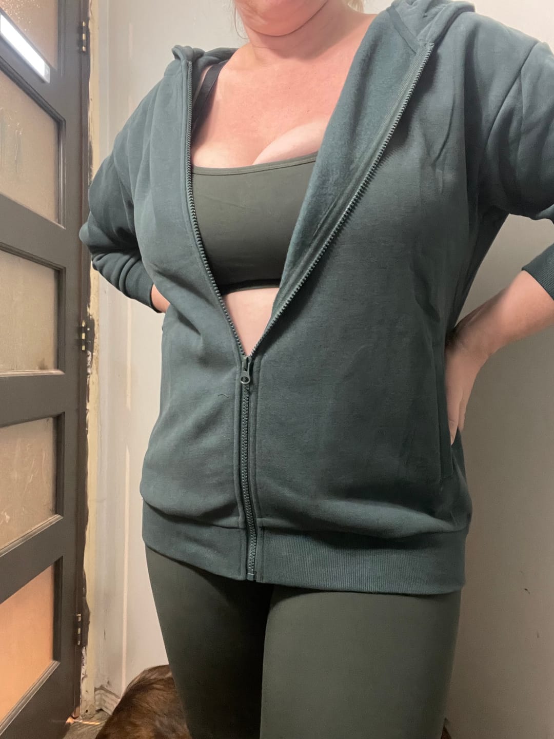 Customer photo review of Boyfriend Zip-Up