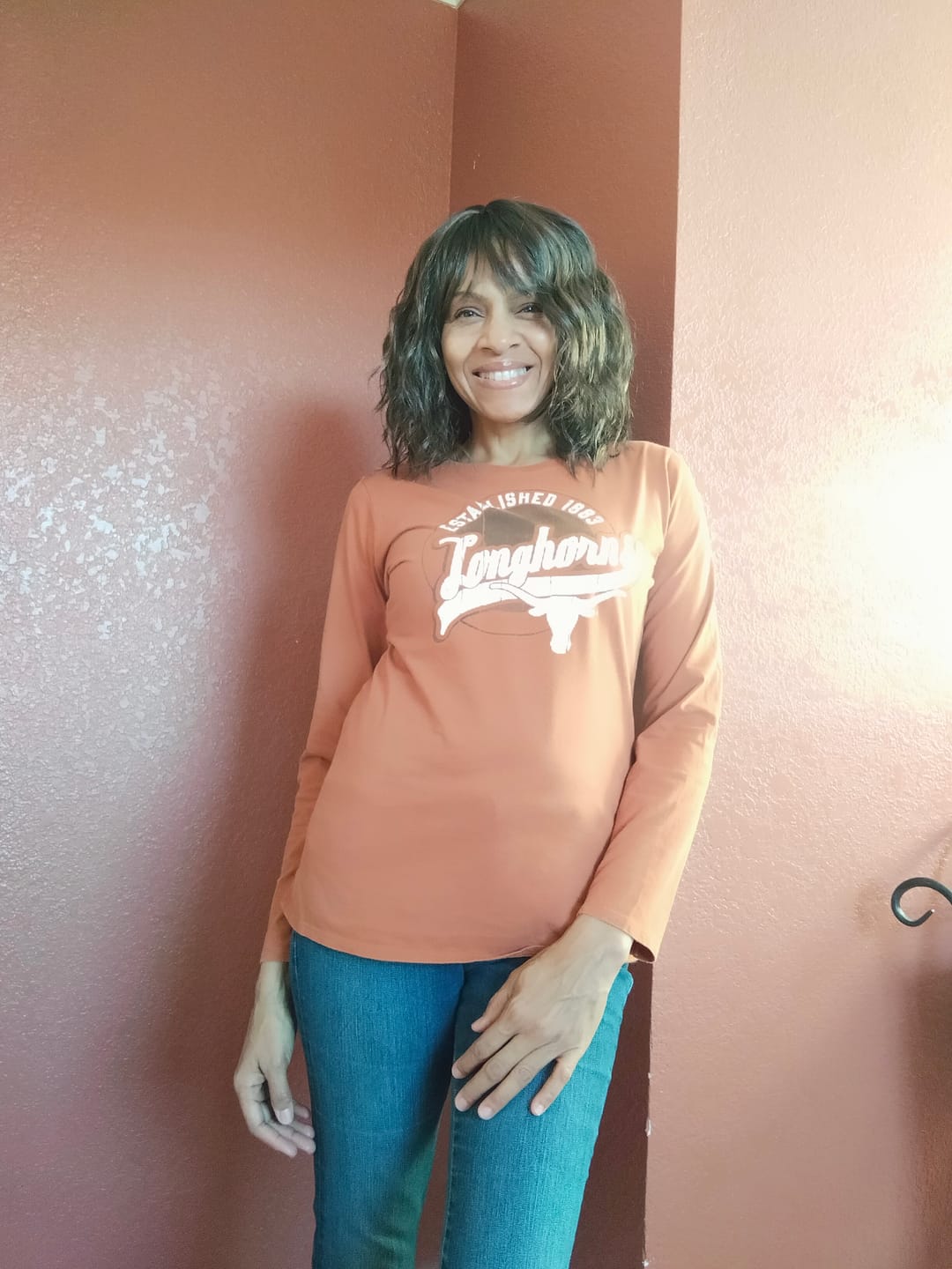 Customer photo review of Motown Tress Synthetic Hair Wig - FLIRT