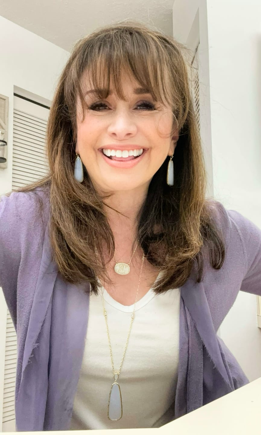 Customer photo review of HEIDI DAUS® "Personal Touch" Chain MOP Faux Crystal Initial Necklace