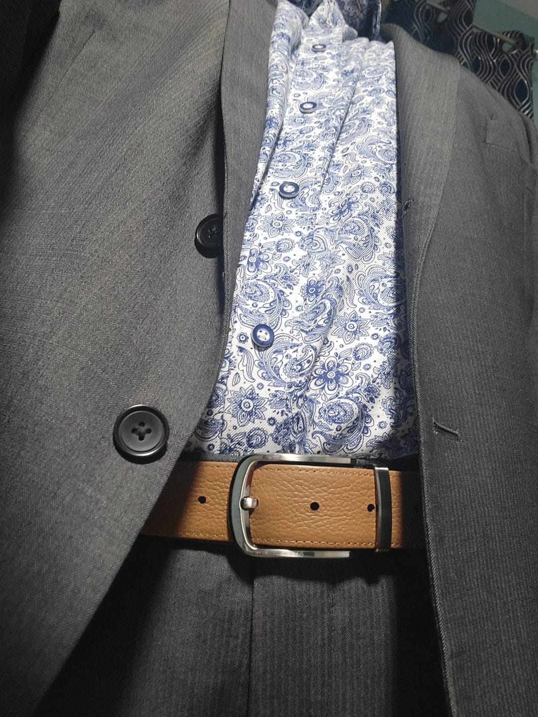 Customer photo review of The Harvey Dent Belt - Reversible Black/Brown 100% Real Leather Belt