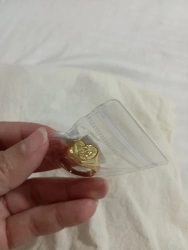 Customer photo review of Winged Devotion Ring