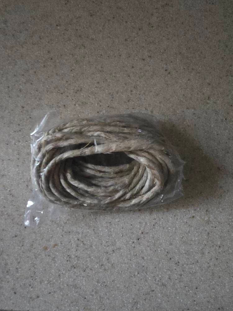 Customer photo review of 1/8" Hemp Rope - 20 Feet
