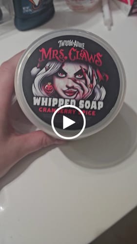 Customer video review of Mrs. Claws  Whipped Soap