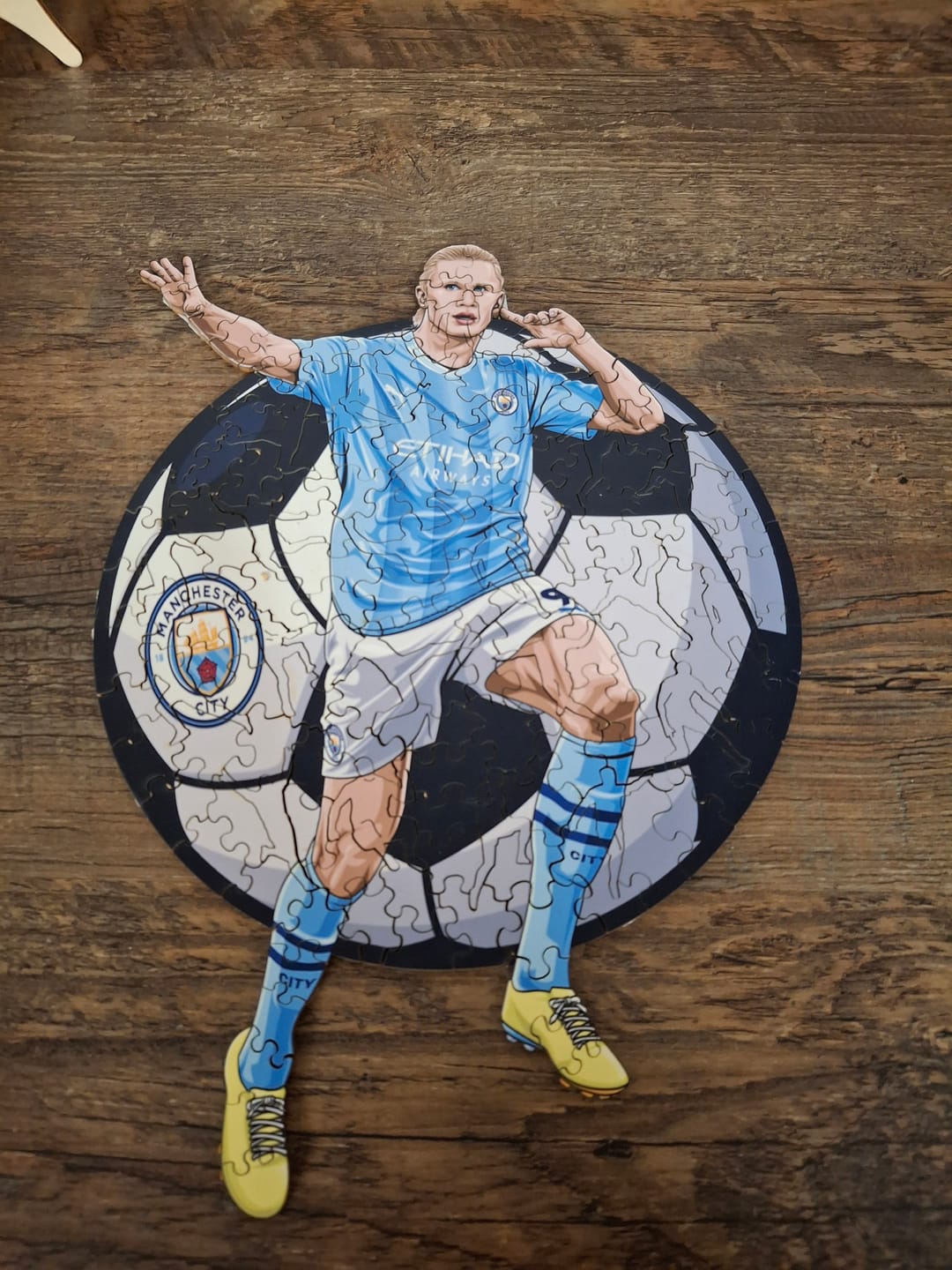 Customer photo review of Erling Haaland - Holzpuzzle