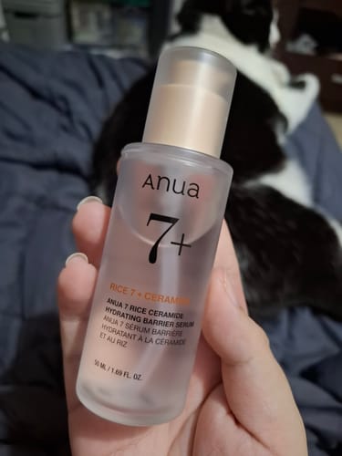 Customer photo review of 7+ Rice Ceramide Hydrating Barrier Serum