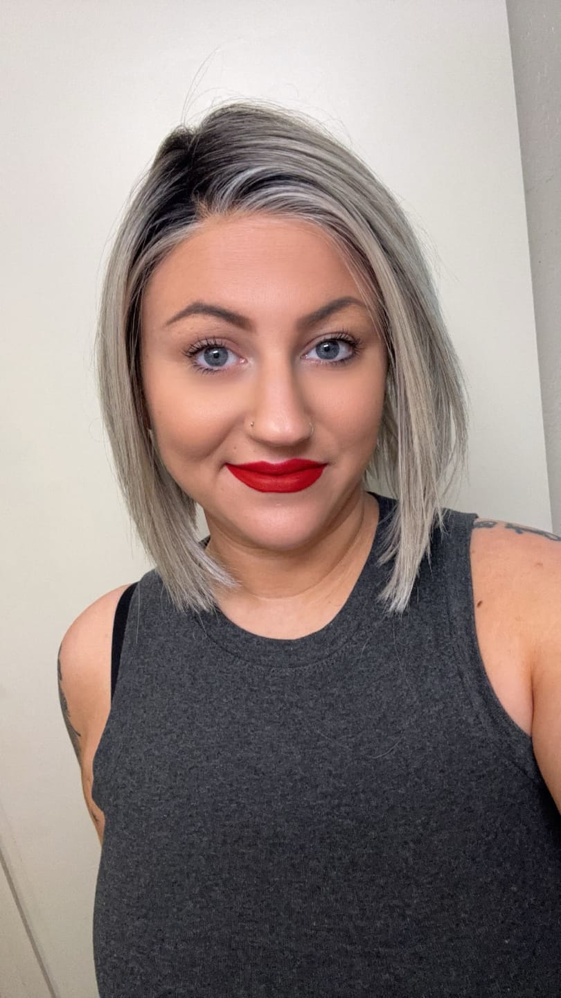 Customer photo review of CLASS ACT - Stone Blonde