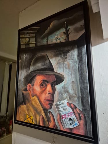 Customer photo review of Self Portrait with Jewish Identity Card | Felix Nussbaum | 1943