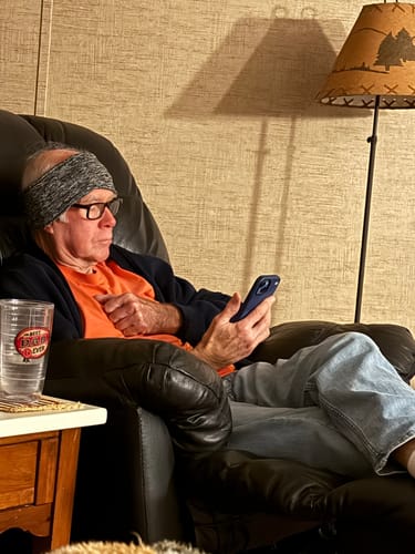 Customer photo review of CozyBand Wireless Headphones