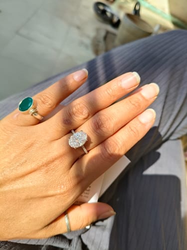 Customer photo review of MAGNUM RING - Fine Silver