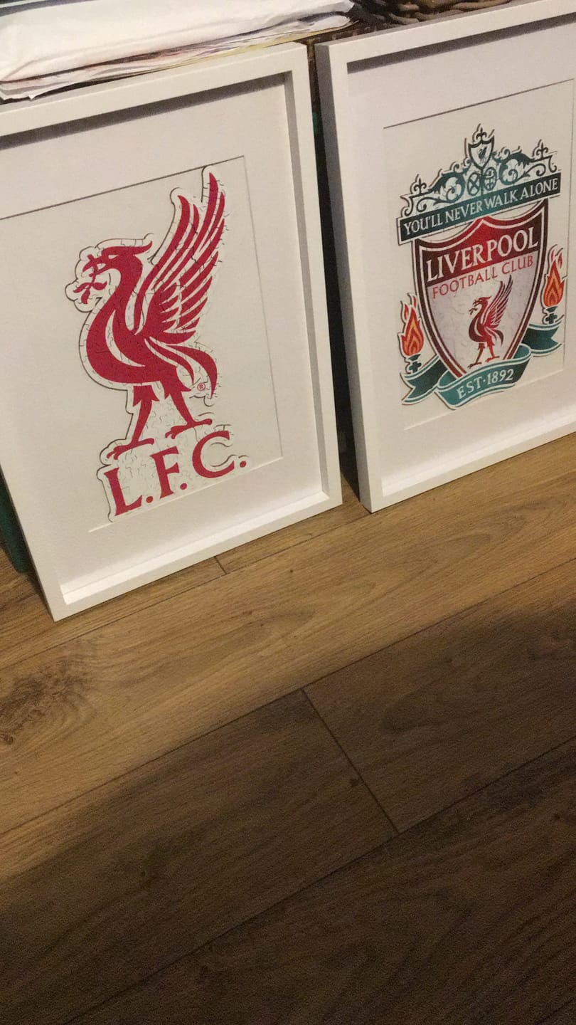 Customer photo review of Liverpool FC® Crest - Wooden Puzzle