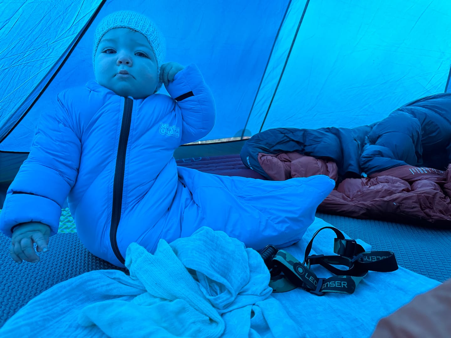Customer photo review of Little Mo Baby Sleeping Bag (6-18 months)