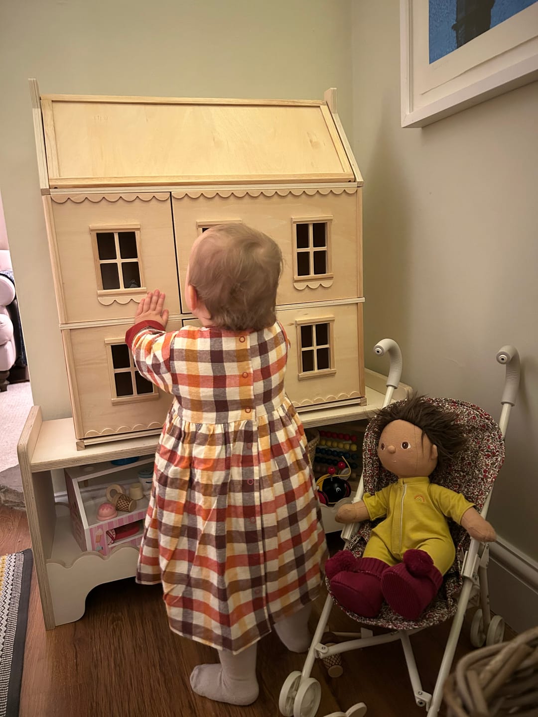 Customer photo review of Burnt Ochre Day After Day Reversible Corduroy Pocket Dress