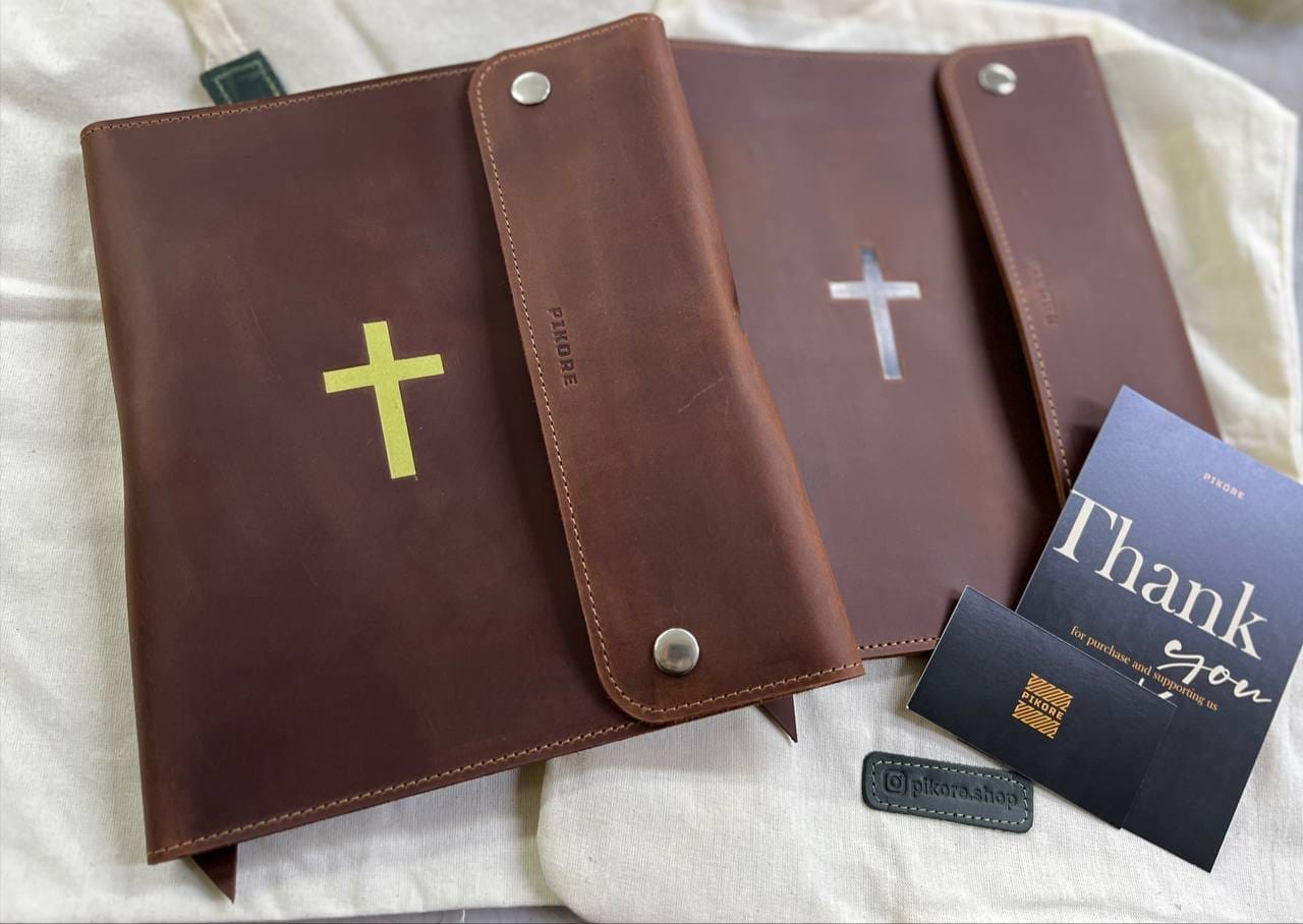 Customer photo review of Bible Rivets Cover