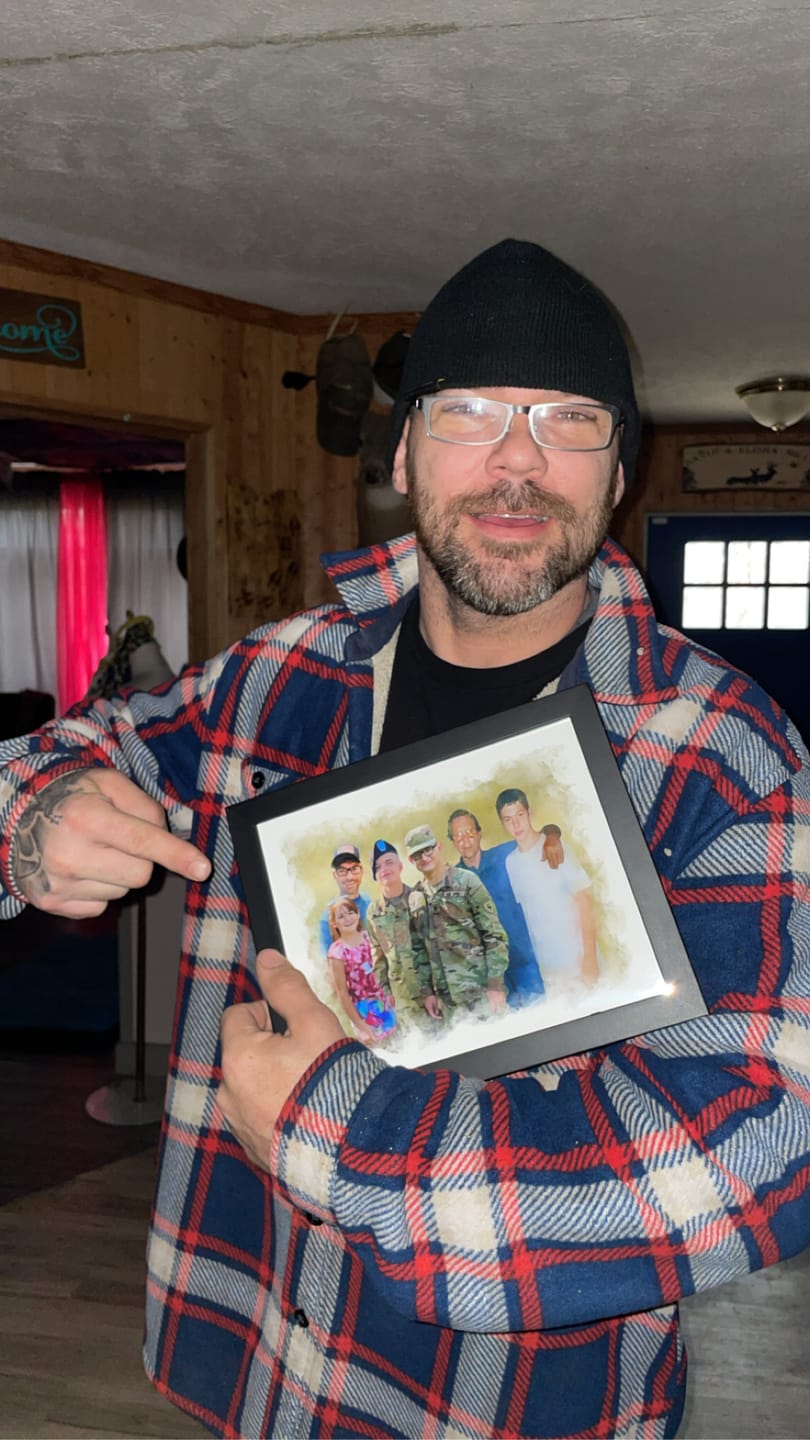 Customer photo review of Custom Family Photo Portrait