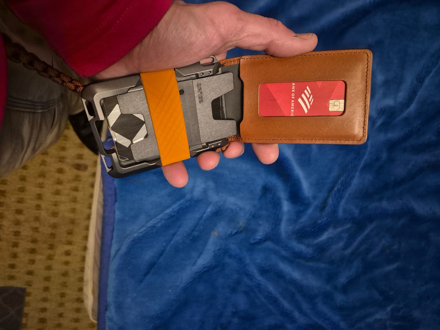Customer photo review of VERTCIAL WALLET BANDS (M-Series, S1 Stealth Wallet and MC01 Money Clip)