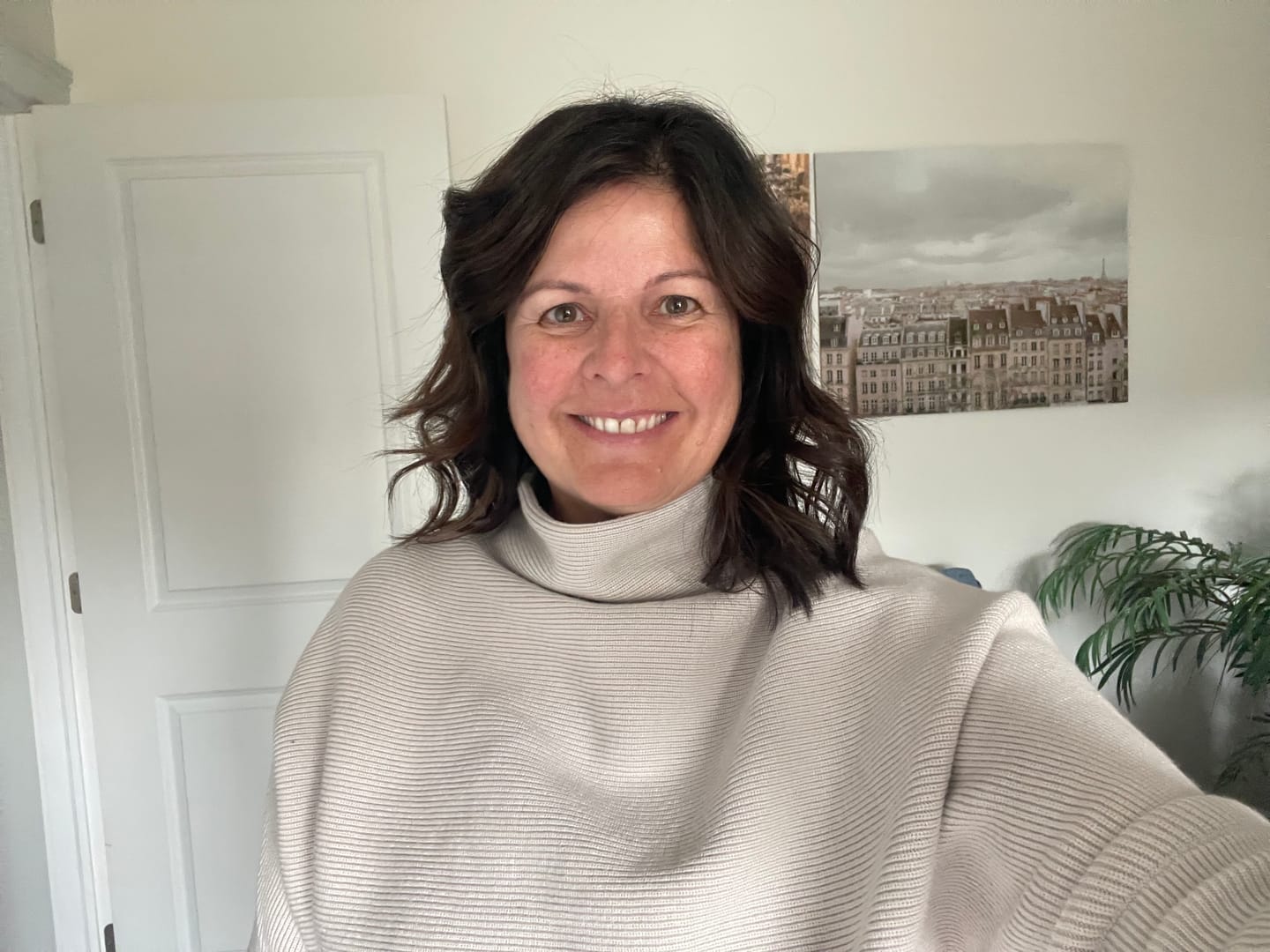Customer photo review of Zen Rib Dolman Sweater (Black)