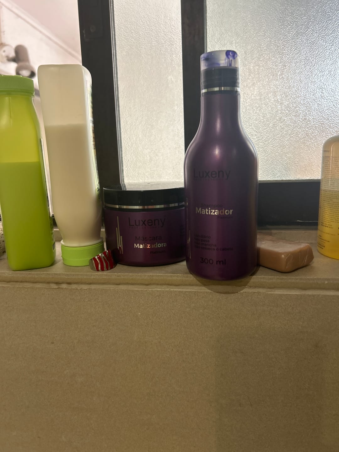 Customer photo review of Mascarilla Matizadora Platinum 300 g