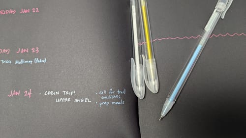 Customer photo review of Fast Drying Color Gel Pen