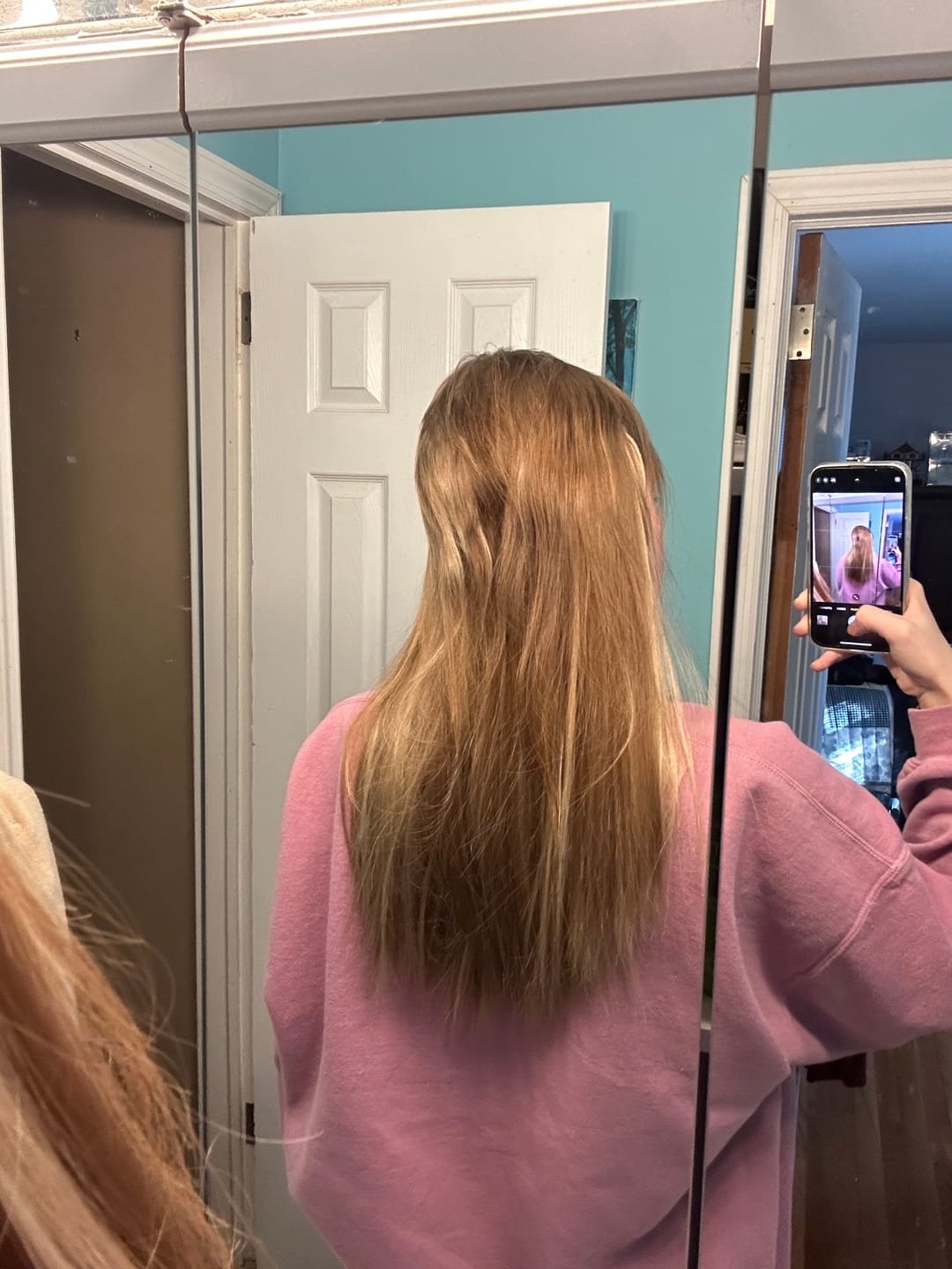 Customer photo review of Wavy Halo Extension Set