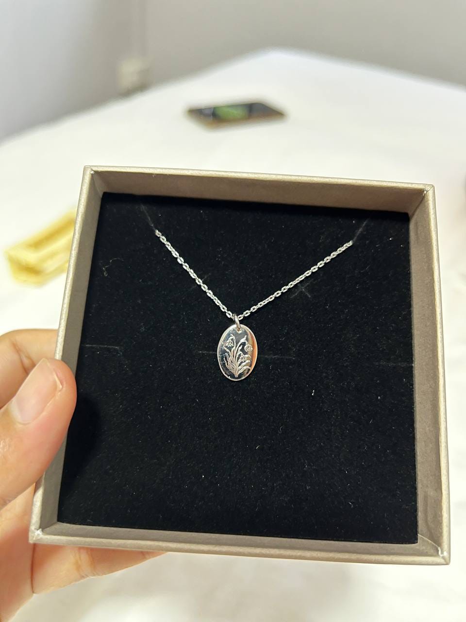 Customer photo review of KAMA CABLE CHAIN NECKLACE
