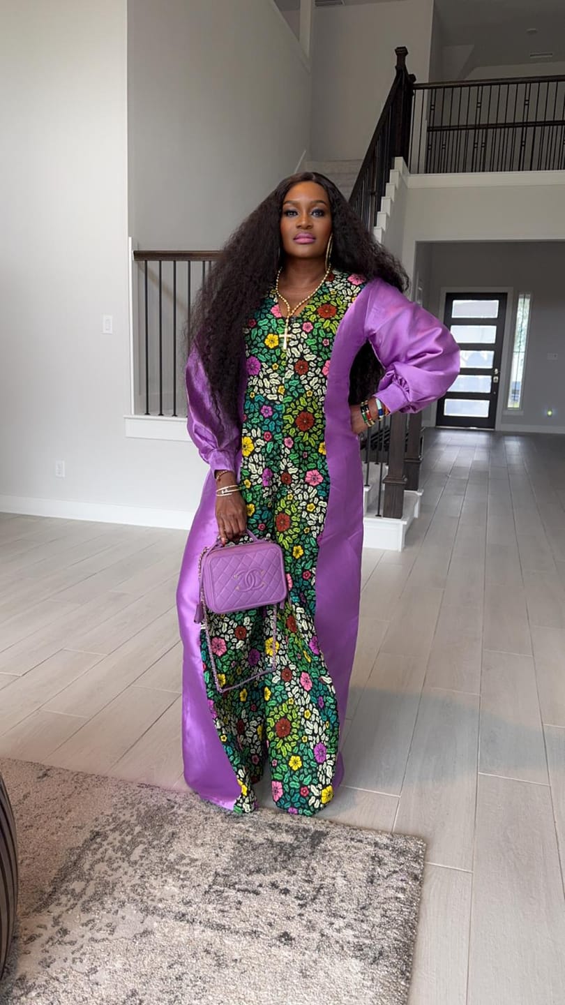 Customer photo review of Nia Jumpsuit|Blue