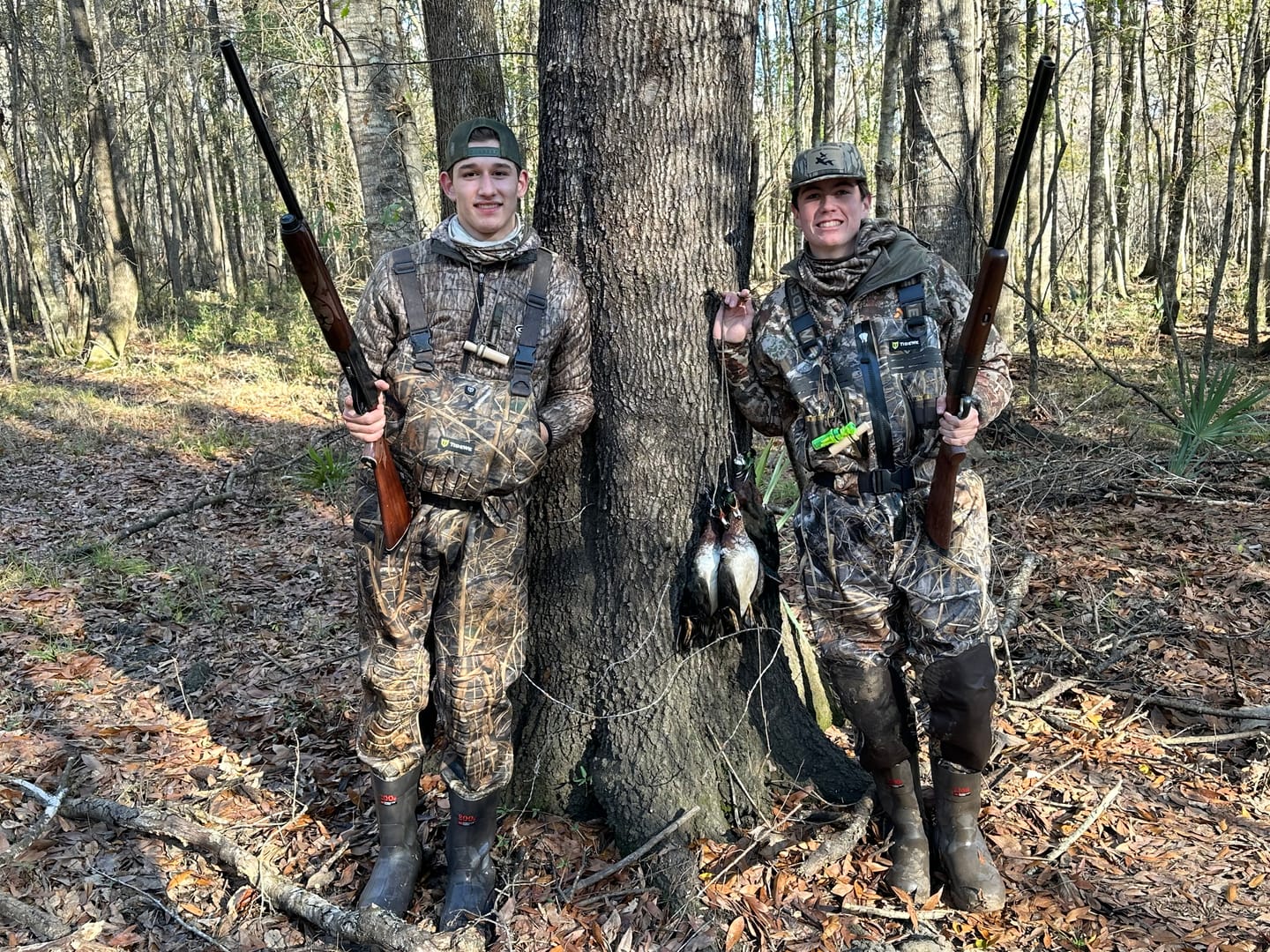 Customer photo review of AquaWade Duck Waterfowl Hunting Breathable Chest Waders