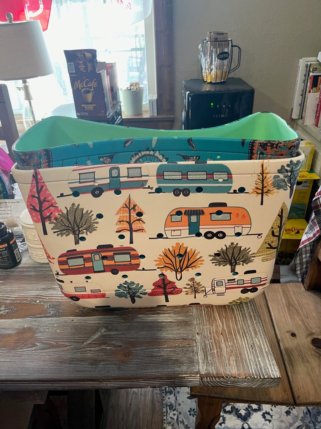 Customer photo review of Spheregoods EVA Cee Bag Quilt Blocks
